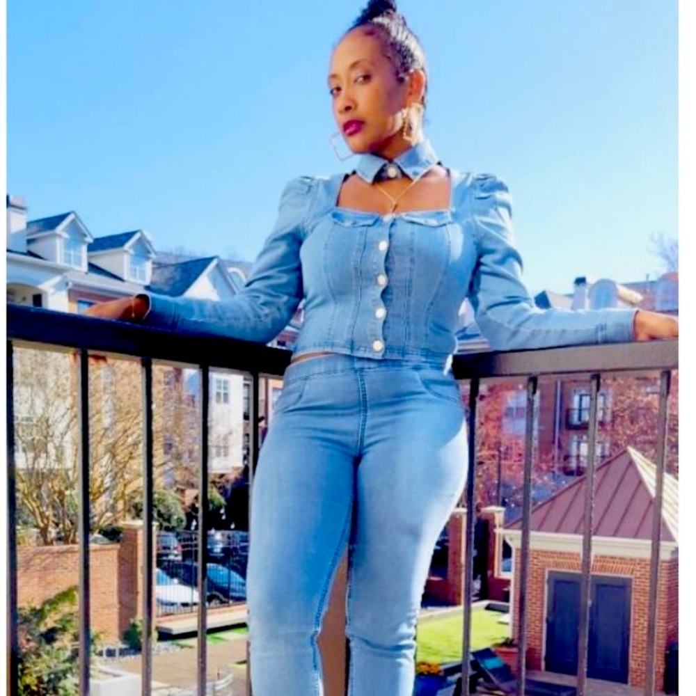 RIHANNA DENIM TOP